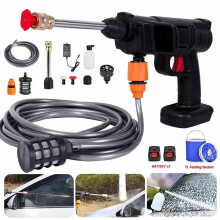 2 Battery Cordless Car High Pressure Water Wash Cleaner Gun Washer Jet