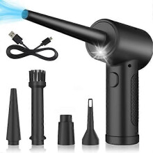 (As show, One size) Air Dryer Bomb, Powerful Electric Dusters, 6000mAh Rechargeable Battery, 51000RPM Three Speed Air Blower For Computer, Car, Compressed Air Tank Altern