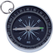 (As show, One size) Aluminum Pocket Compass High Accuracy/Stability Compass for Outdoor Navigation Camping Children's Science Experiment Portable Compass
