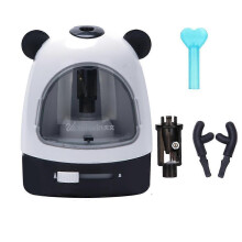 (As show, One size) Battery Operated Automatic Electric Pencil Sharpener for Kids, Students, Artists Cute Cartoon Pencil Sharpener Kids Pencil Sharpener Give 1 Pair DIY W