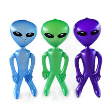 (As show, One size) Jumbo Inflatable Alien 3 Packs - Alien Inflate Toy For Kids - Halloween Birthday Themed Party Decoration90CM