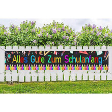 (As show, One size) Back to School Decorative Banner, Welcome Back to School Banner, Back to School Decorative Banners, First Day of School Banner Large Fabric Banner