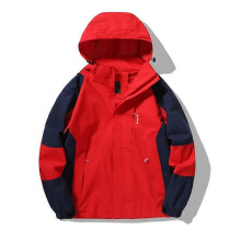 (5XL, Deep Orchid) Spring and autumn single-layer waterproof and windproof mountaineering clothing