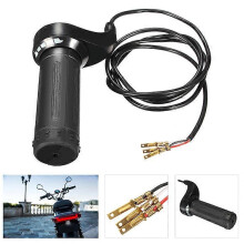 (As show, One size) Poigne droite universelle moto acclrateur scooter lectrique poigne de couple tricycle poigne modifie acclrateur avec 3 fils 24V/36V/48V