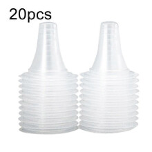 (As show, One size) 20 Ear Tips for Braun ThermoScan Ear Thermometer, Cap Replacement Probe Filter Protection Lens