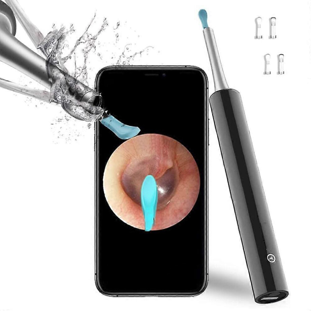 (As show, One size) 1 Pack Ear Wax Removal Endoscope Otoscope, Earwax Remover Tools, Scope, with 1080P FHD Camera, 6 Led Lights, Wireless Connected, C