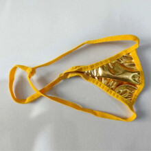 (yellow, one size) Ladies Sexy V-string Brief High Panties Thong G-string Lingerie Underwear Bikini Hot