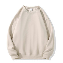 (3XL, Milk tea color) Women s Comfortable Casual Round Neck Sweatshirt Autumn and Winter Style