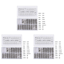 1000 Stück Edelstahl Brillen Uhr Reparatur Schraube Kit Set