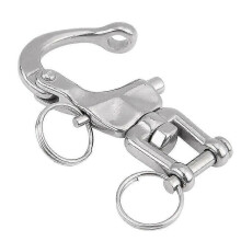 New Swivel Shackle Boat Parts Universal Fitment 316 Stainless Steel 70mm Accessories Gear Hand Drawn Marine Hardware