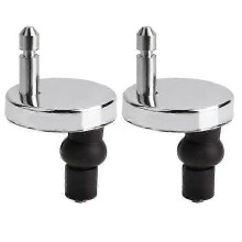 1 Pair Toilet Seat Hinge, Toilet Seat Hinge Fixings, Toilet Seat Fixing Part Top Fixing Universal Fixing Bolt Expansion