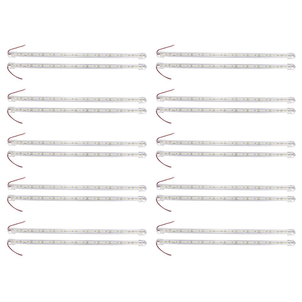 2Stueck Aluminiumlegierung Led Streifen Steeklicht 50CM Warm-image