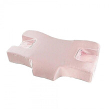 (Pink satin) Anti-wrinkle Neck Beauty Pillow Hotel Beauty Salon Slow Rebound Memory Foam Pillow