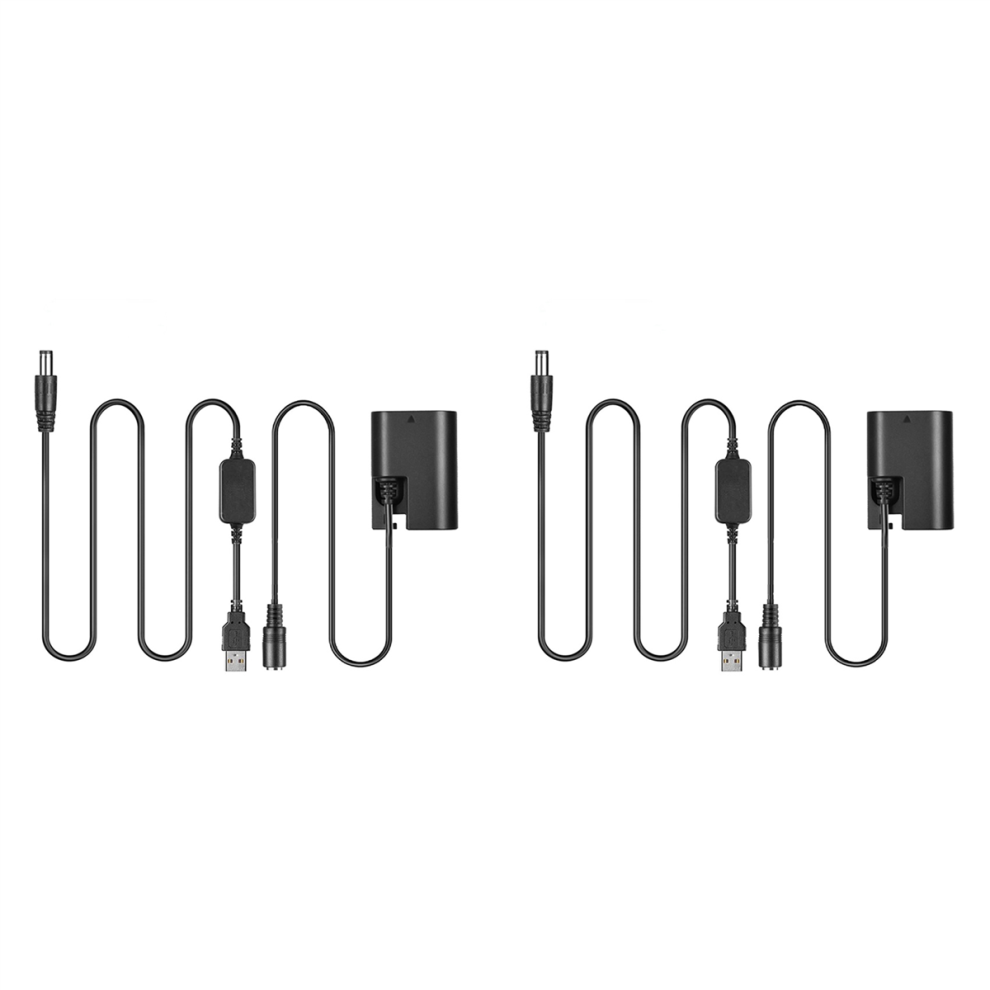 E6 -E6 LP E6 E6N Kit Adaptateur secteur USB pour Batterie factice pour