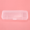 1 Pcs Storage Box Men Shaver Case Transparent Plastic Case 5