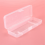 1 Pcs Storage Box Men Shaver Case Transparent Plastic Case 7
