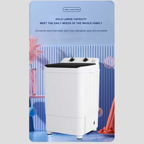 Washing Machine Compact Mini Laundry Washer Spin Dryer Dorms 2