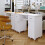 Living And Home Professional Wheeled Manicure Salon Table w/ Electric Dust Extractor 3