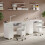 Living And Home Professional Wheeled Manicure Salon Table w/ Electric Dust Extractor 4