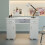 Living And Home Professional Wheeled Manicure Salon Table w/ Electric Dust Extractor 2