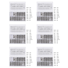 1000 Stück Edelstahl Brillen Uhr Reparatur Schraube Kit Set