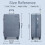 (24) 20+24+28 TSA Lock Suitcase Hard Shell ABS+PC Luggage Set 11