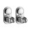 2 Wall  Mounted  Shower  Brackets  Bathroom  Adjustable  Suction  Cup  Holder  Shower  Head  Shower  Base 5 Angles  Adjustable  Silver 1