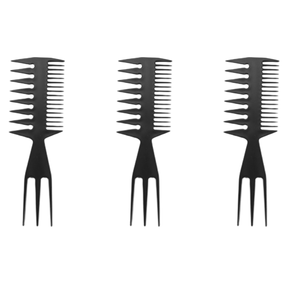 Senza Marchio Double-Sided Wide Tooth Styling Comb Hair Fork Comb Beauty Salon Tool