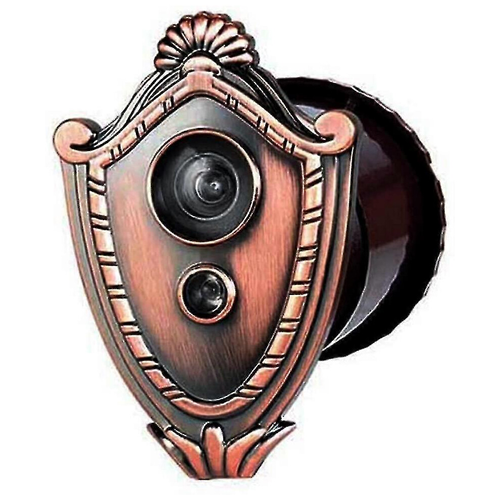 (As Show, One Size) Door Viewer Peep Hole Viewer 180 Degree Wide Angle Doorbell Door Bell 4704245218492