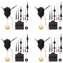 Quartz Pendulum Trigger Mechanism Clock Kit with 3 Pairs of Hands