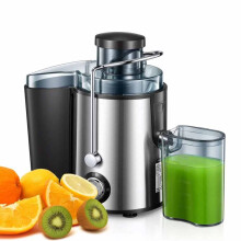 1000W Juicer Machine Whole Fruit Vegetable Juice Extractor Steel Home