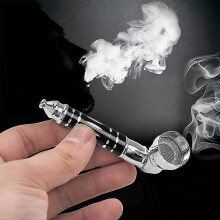 (As show, One size) 2pcs mini yellow and black aluminum alloy smoke pipes for smoking weed a great gift for dad, husband, boyfriend
