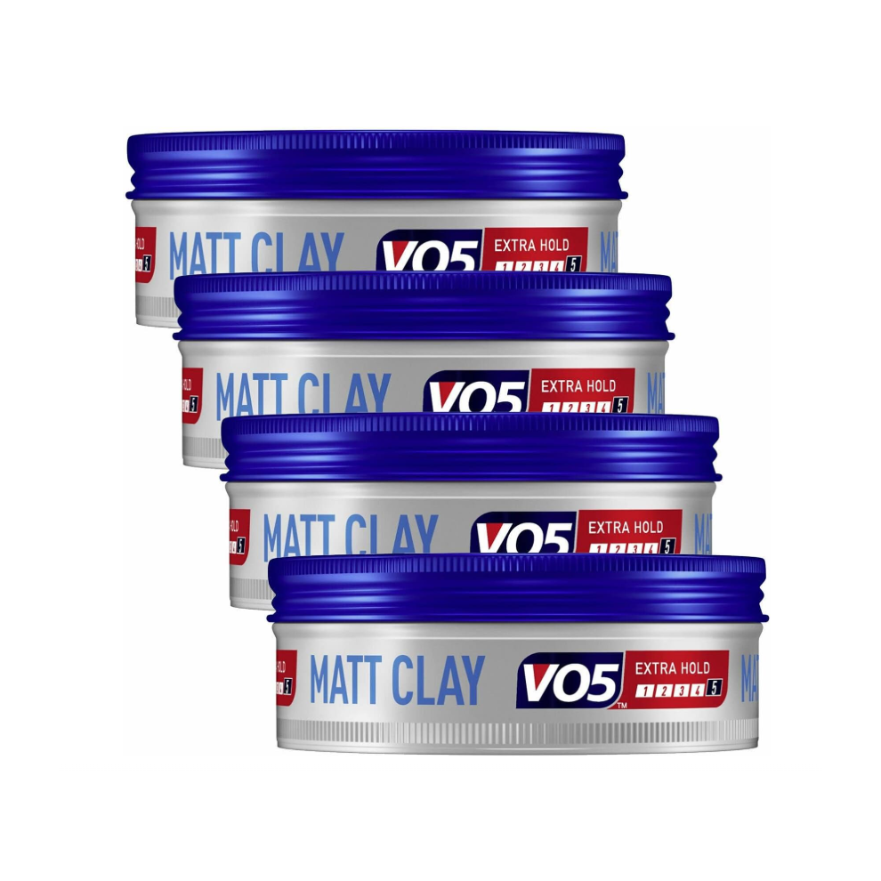 VO5 Extreme Style Matt Clay 75ml - 4 Pack