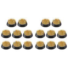 8 Pcs Flower Frogs Round Brass Flower Holder Japanese Ikebana Vase