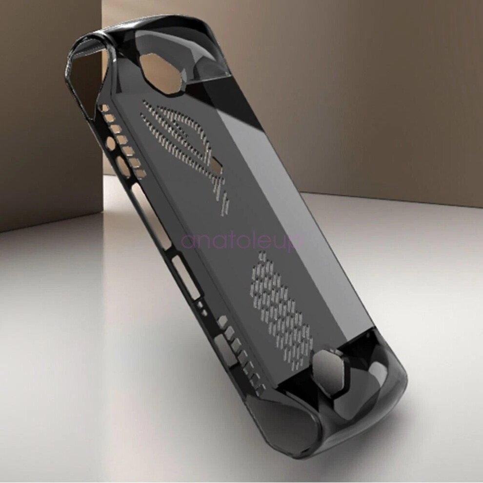 (Transparent ) Handheld Console Protective Case Transparent Shell For Asus Rog Ally Black 6963793781836