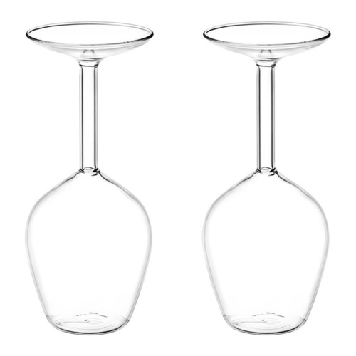Long Stem Upside Down Wine Glass Funky Stemmed Wine Glasses