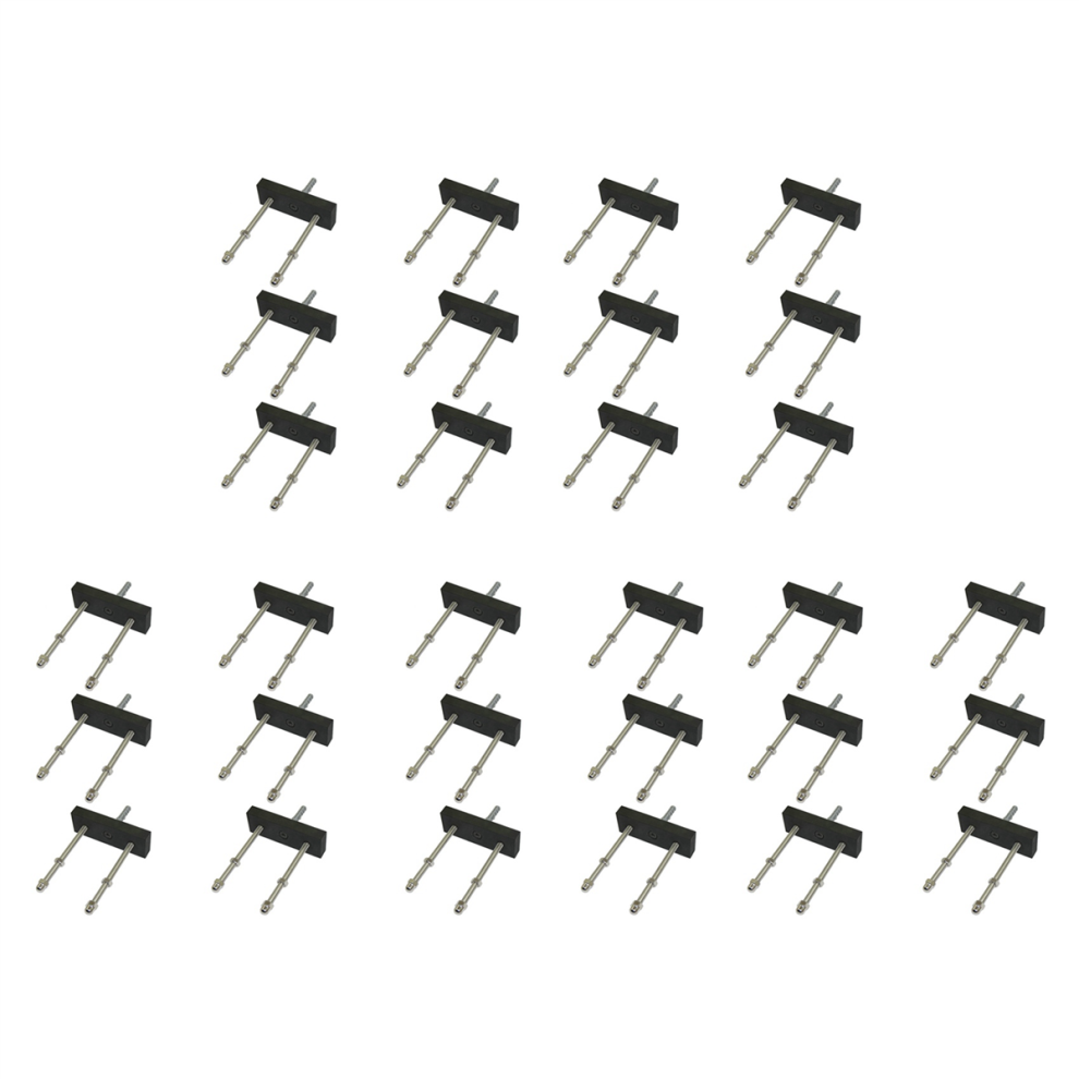 6 Pack Skateboard Floating Deck Display Wall Mount Rack Holder 4852133360812