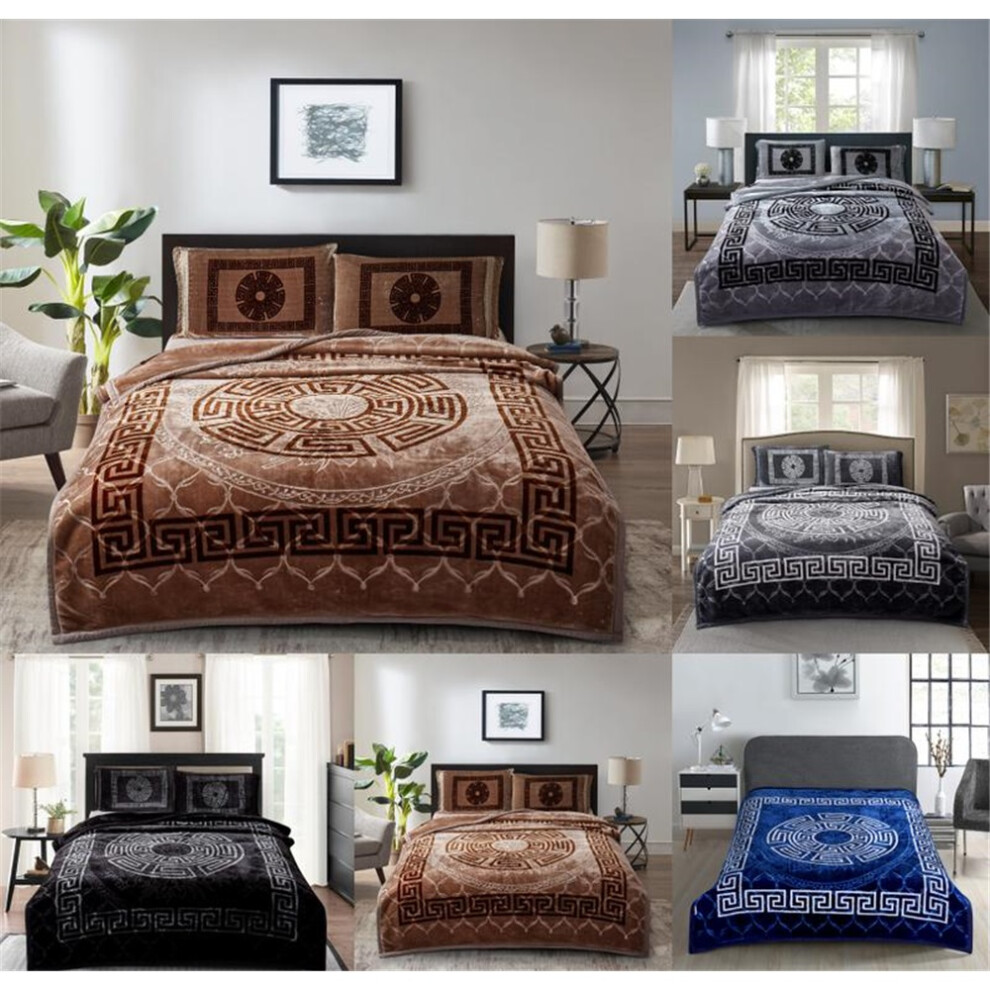 Luxury Double Thickened Blanket, Bedspread, Durable, All Seasons, Queen Size 200x240cm | Regular Blanket or Blanket and Pillowcase Set