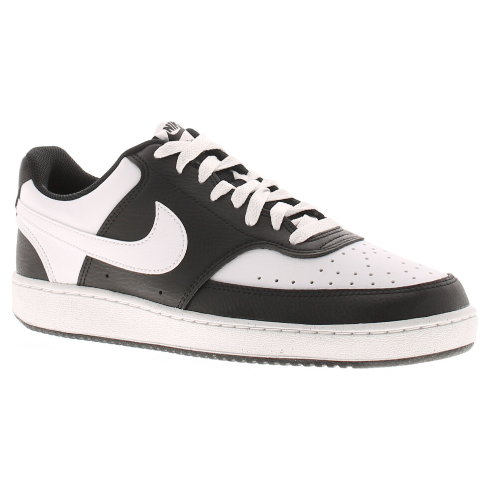(Black, 6 (Adults')) Nike Womens Trainers Court Vision Low Leather Lace Up Black UK Size