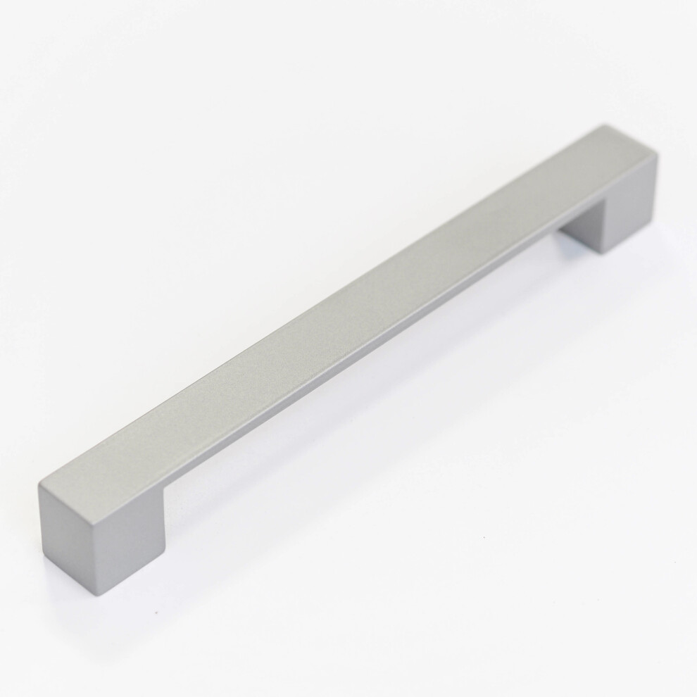 Matt Chrome Kitchen Cupboard Handle 224Mm Cabinet Door Drawer Wardrobe 5060796701524