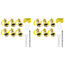 Kit de ventilação para latas de combustível com 6 unidades, para todos os tanques de combustível de latas de gás