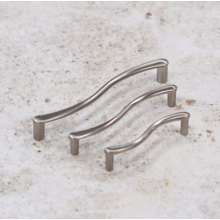 (128mm Handle) Brushed Nickel Kitchen Cabinet S Shaped Handles