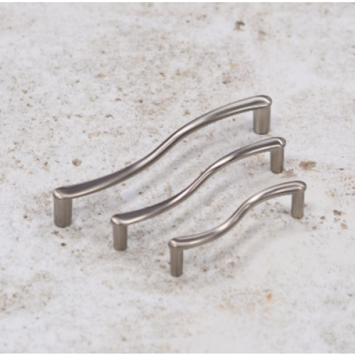 (128mm Handle) Brushed Nickel Kitchen Cabinet S Shaped Handles