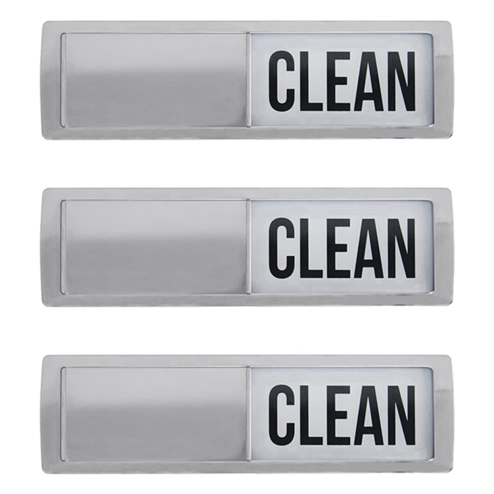 Senza Marchio Dishwasher Clean And Dirty Magnet Sign, Heavy Duty Shutter Magnets