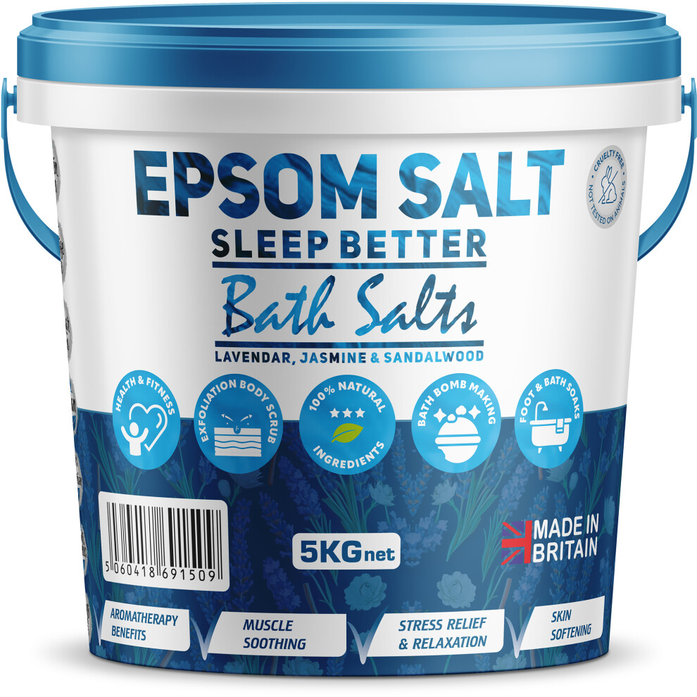 1Ne Nutrition (5Kg) Scented Epsom Salt Sleep Better Magnesium Sulfate