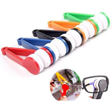 (As show, One size) 5 pcs Mini Portable Multi-Function Glasses Cleaning Rub, Portable, Handle Glasses Shaped Sunglasses Microfiber Glasses Vacuum Cleaner Brush Cleaning T