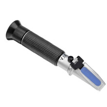 (As show, One size) Aquarium salt salinity refractometer, salinity: 0-10% density: 1000-1070 Salinometer aquarium water salinity meter RHS-10 ATC to measure seawater sali