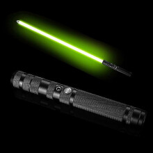 (As show, One size) Light Saber Laser Sword Rgb 7 Colors Changeable Electronic Light Sword Fx Soundblack
