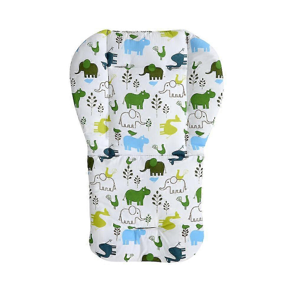 (As show, One size) Baby Kids Highchair Cushion Pad Mat Booster Seats Cushion Pad Mat Feeding Chair Cushi On Pad Stroller Cushion Mat Cotton Fabric el
