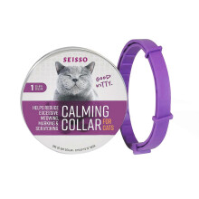 (As show, One size) Calming Collar for Cats, Calming Collar, Adjustable Cat Calming Collar, Adjustable Size Anti-Anxiety Collar, Long-Lasting and Natural Calming Effect,